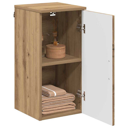 Badezimmerschrank Wandmontiert Artisan-Eiche 30 x 31,5 x 61 cm