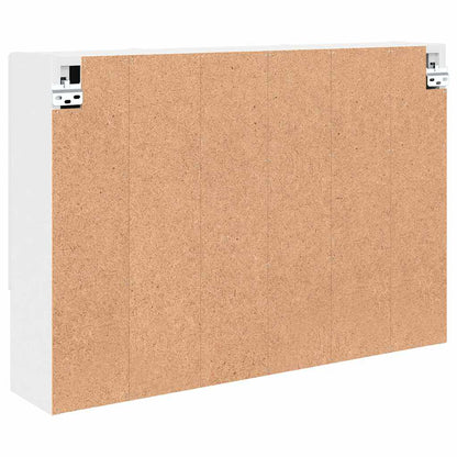 vidaXL Armoire de toilette murale blanc 80 x 17 x 55 cm bois d'ingénierie