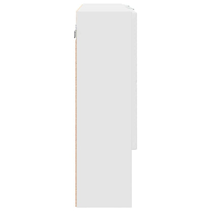 vidaXL Armoire de toilette murale blanc 80 x 17 x 55 cm bois d'ingénierie