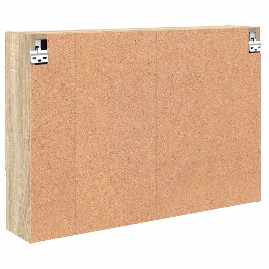 vidaXL Armoire de toilette chêne sonoma 80 x 17 x 55 cm Bois d'ingénierie