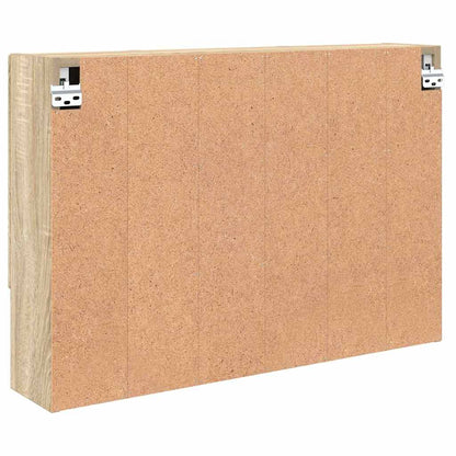 vidaXL Armoire de toilette chêne sonoma 80 x 17 x 55 cm Bois d'ingénierie