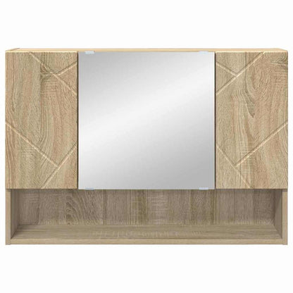 vidaXL Armoire de toilette chêne sonoma 80 x 17 x 55 cm Bois d'ingénierie