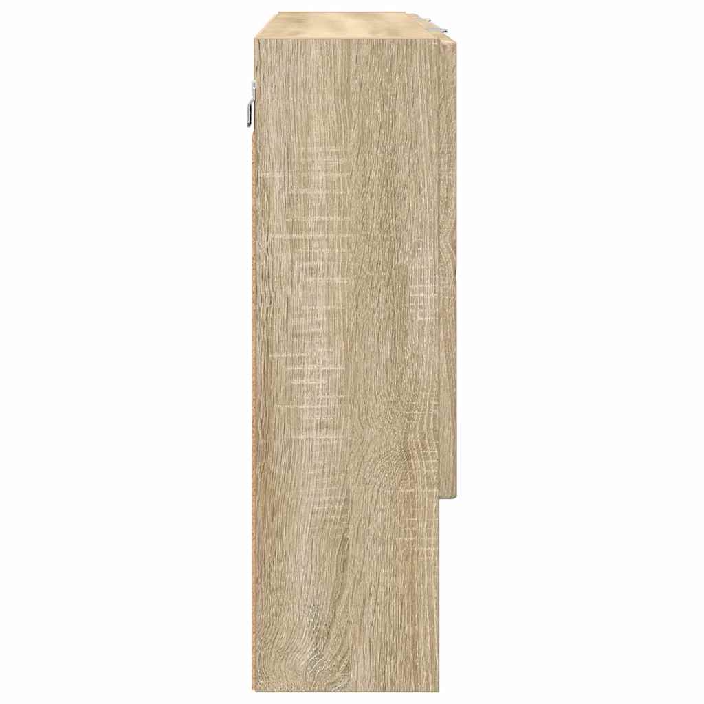 vidaXL Armoire de toilette chêne sonoma 80 x 17 x 55 cm Bois d'ingénierie
