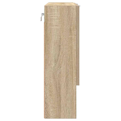 vidaXL Spiegelschrank Sonoma-Eiche 59 x 17 x 55 cm Holzwerkstoff