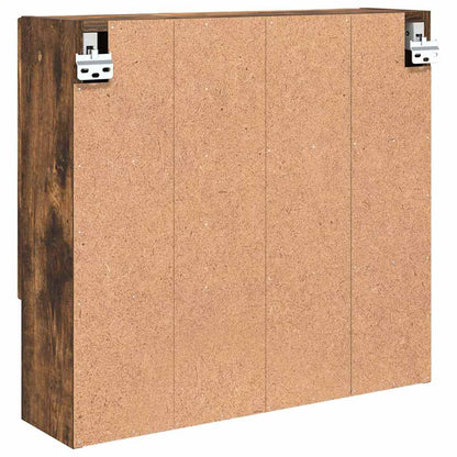 vidaXL Spiegelschrank Geräucherte Eiche 59 x 17 x 55 cm Holzwerkstoff