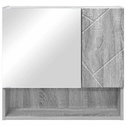 Spiegelschrank Graues Sonoma 59 x 17 x 55 cm Holzwerkstoff