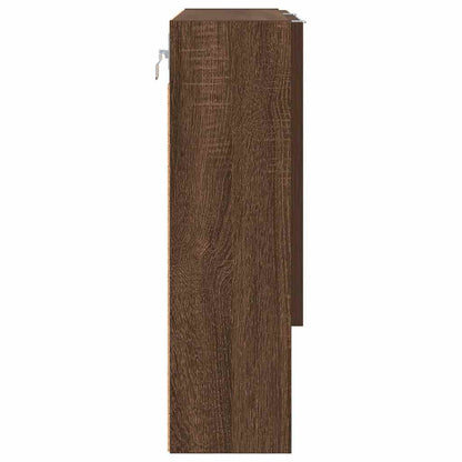 vidaXL Spiegelschrank Braun Eichen-Optik 59 x 17 x 55 cm Holzwerkstoff