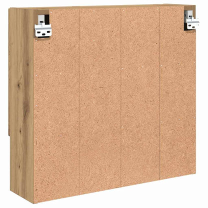 vidaXL Spiegelschrank Artisan-Eiche 59 x 17 x 55 cm Holzwerkstoff