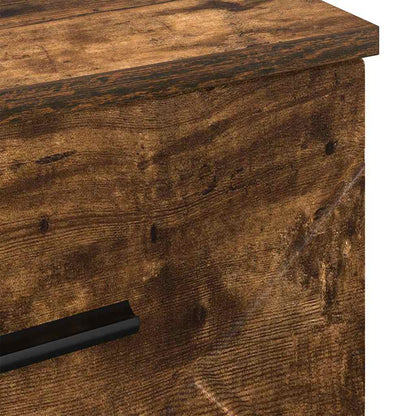 vidaXL Nachttisch Räuchereiche 38 x 38 x 66 cm Holzwerkstoff