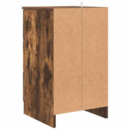 vidaXL Nachttisch Räuchereiche 38 x 38 x 66 cm Holzwerkstoff