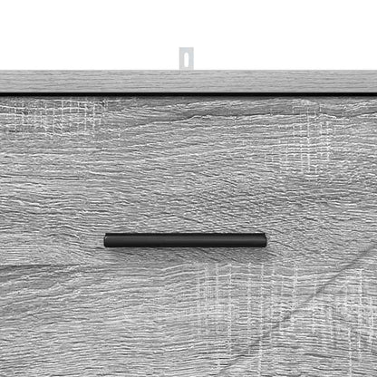 vidaXL Nachttisch Grau Sonoma 38 x 38 x 66 cm Holzwerkstoff