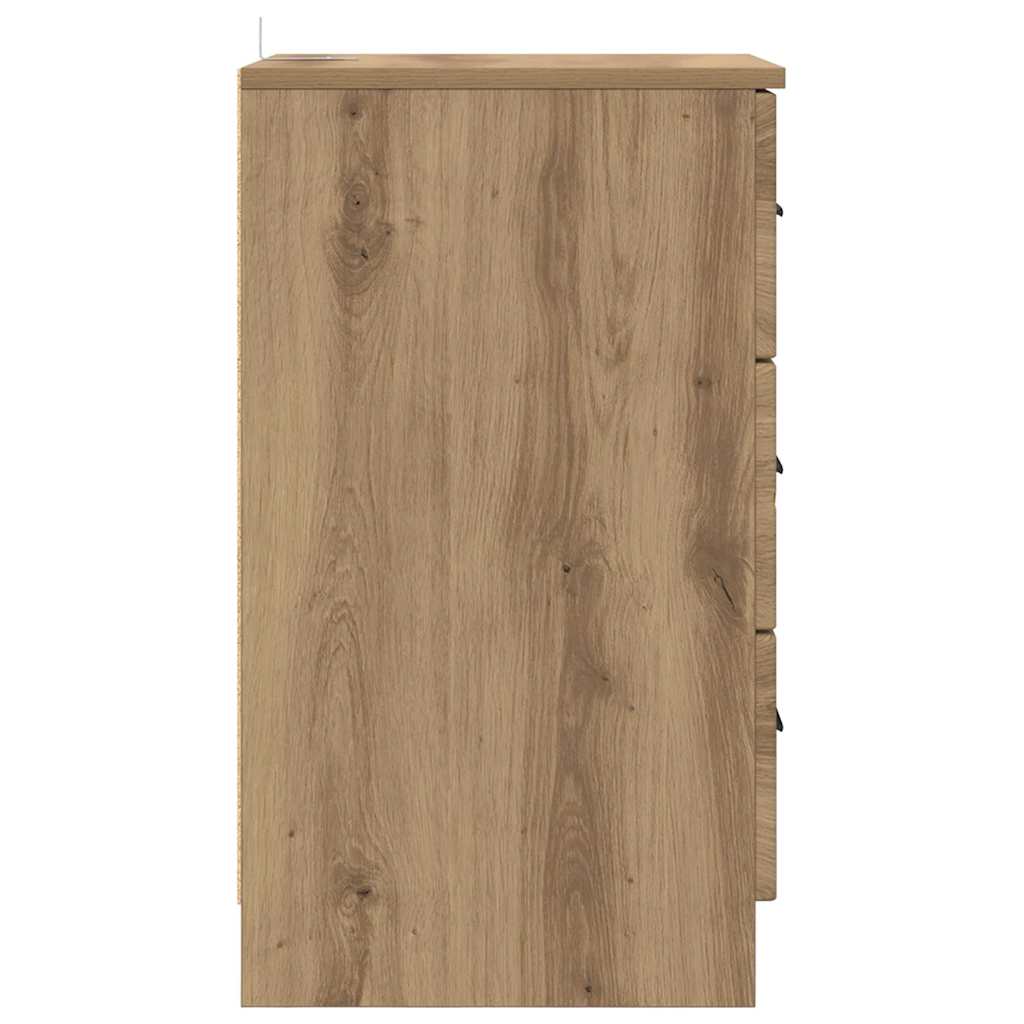 Nachttisch Artisan-Eiche 38 x 38 x 66 cm Holzwerkstoff