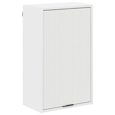 vidaXL Badezimmerschrank Weiß 39 x 23,5 x 65 cm Holzwerkstoff & Metall