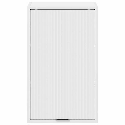 vidaXL Badezimmerschrank Weiß 39 x 23,5 x 65 cm Holzwerkstoff & Metall