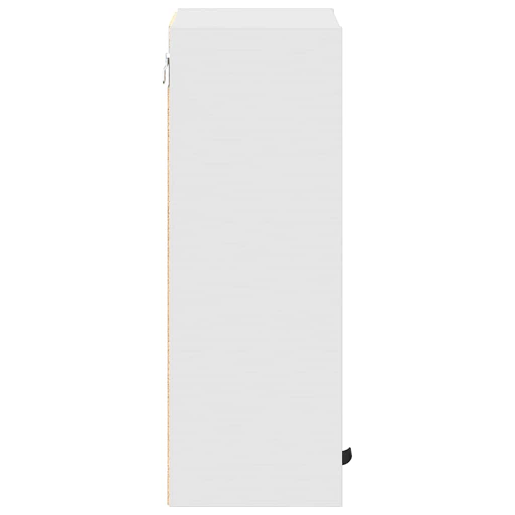 vidaXL Badezimmerschrank Weiß 39 x 23,5 x 65 cm Holzwerkstoff & Metall