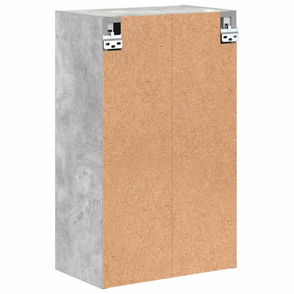 vidaXL Badezimmerschrank Wandmontiert Beton Grau 39 x 23,5 x 65 cm