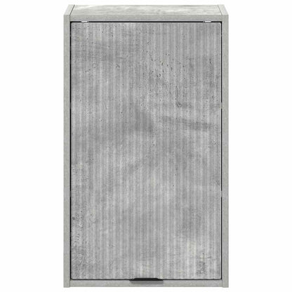 vidaXL Badezimmerschrank Wandmontiert Beton Grau 39 x 23,5 x 65 cm