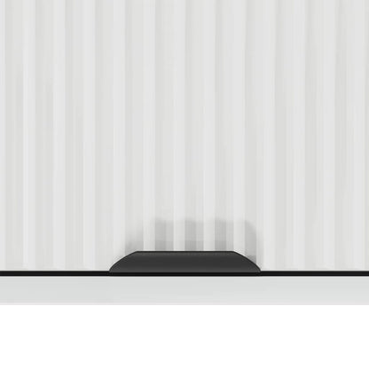 vidaXL Badezimmerschrank Wandmontiert Hochglanz Weiß 39 x 23,5 x 65 cm