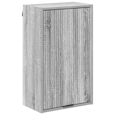 vidaXL Badezimmerschrank Wandmontiert Graues Sonoma 39 x 23,5 x 65 cm
