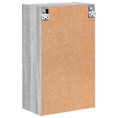 vidaXL Badezimmerschrank Wandmontiert Graues Sonoma 39 x 23,5 x 65 cm