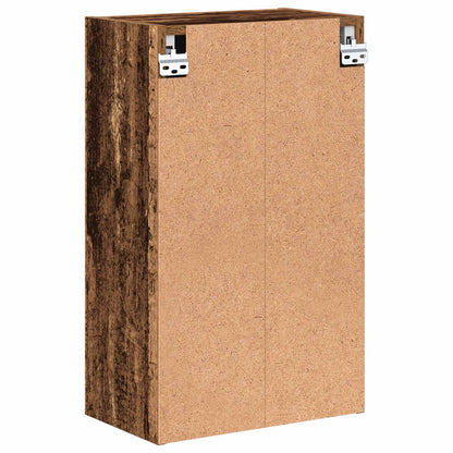 Badezimmerschrank Wandmontiert Altholz 39 x 23,5 x 65 cm