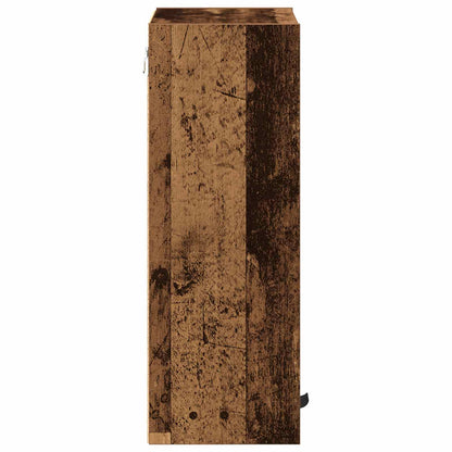 Badezimmerschrank Wandmontiert Altholz 39 x 23,5 x 65 cm