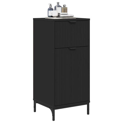 vidaXL Badezimmerschrank mit Schubladen Schwarz 39,5 x 36 x 88 cm