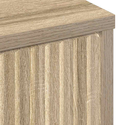 vidaXL Badezimmerschrank mit Schubladen Sonoma-Eiche 39,5 x 36 x 88 cm