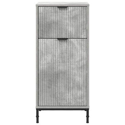 Badezimmerschrank mit Schubladen Beton Grau 39,5 x 36 x 88 cm