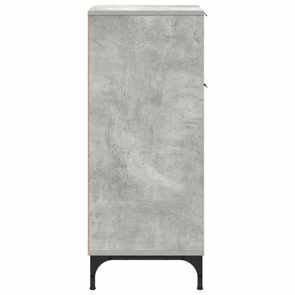 Badezimmerschrank mit Schubladen Beton Grau 39,5 x 36 x 88 cm