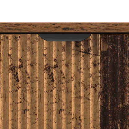 vidaXL Badezimmerschrank mit Schubladen Altholz 39,5 x 36 x 88 cm