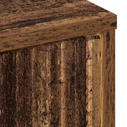 vidaXL Badezimmerschrank mit Schubladen Altholz 39,5 x 36 x 88 cm