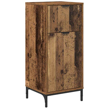 vidaXL Badezimmerschrank mit Schubladen Altholz 39,5 x 36 x 88 cm