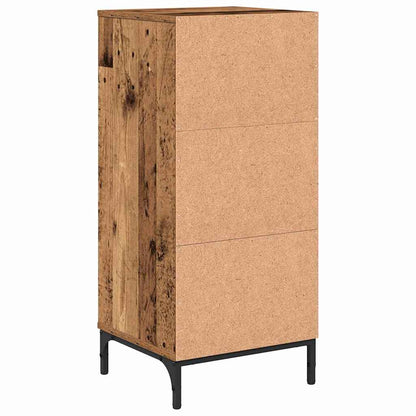 vidaXL Badezimmerschrank mit Schubladen Altholz 39,5 x 36 x 88 cm