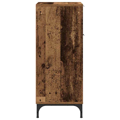 vidaXL Badezimmerschrank mit Schubladen Altholz 39,5 x 36 x 88 cm