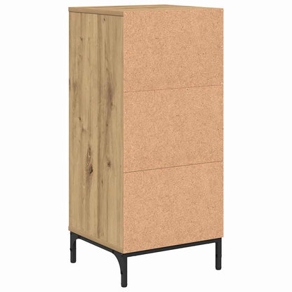 vidaXL Badezimmerschrank mit Speicher Artisan-Eiche 39,5 x 36 x 88 cm