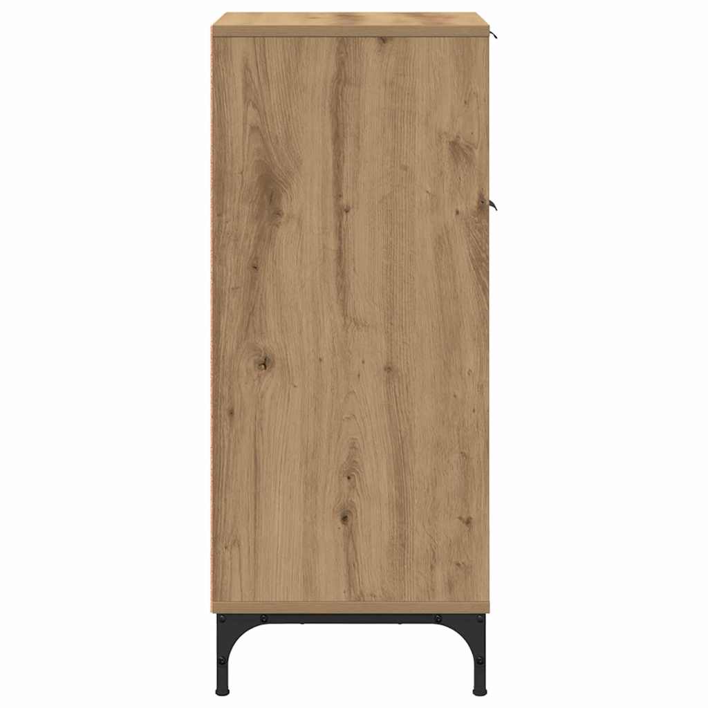 vidaXL Badezimmerschrank mit Speicher Artisan-Eiche 39,5 x 36 x 88 cm