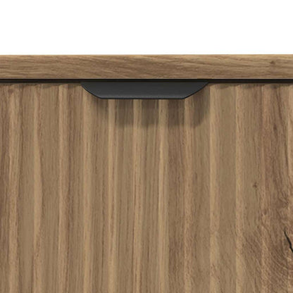 vidaXL Waschbeckenschrank mit Tür Artisan-Eiche 60,5 x 33,5 x 61 cm