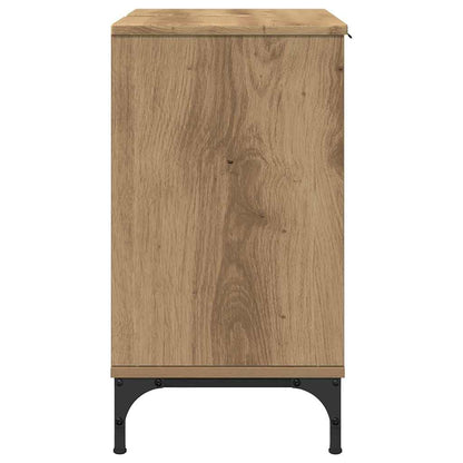 vidaXL Waschbeckenschrank mit Tür Artisan-Eiche 60,5 x 33,5 x 61 cm