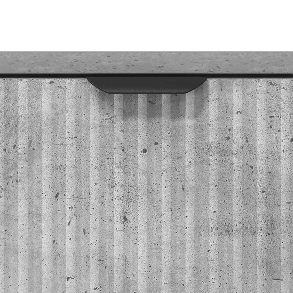 vidaXL Sideboard Beton Grau 69,5 x 33 x 82 cm Holzwerkstoff