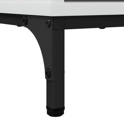 Sideboard Hochglanz Weiß 69,5 x 33 x 82 cm Holzwerkstoff