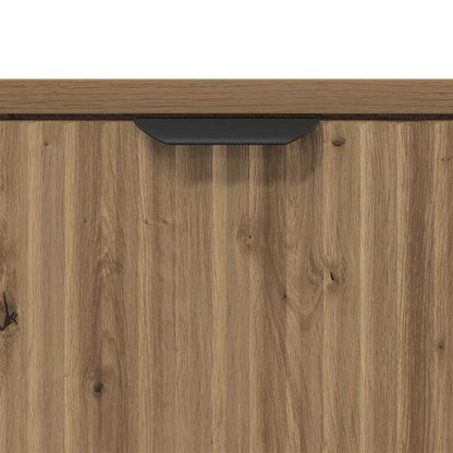 vidaXL Sideboard Artisan-Eiche 69,5 x 33 x 82 cm Holzwerkstoff