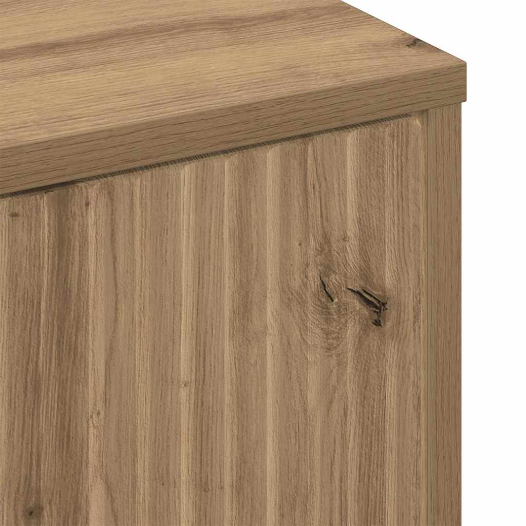 vidaXL Sideboard Artisan-Eiche 69,5 x 33 x 82 cm Holzwerkstoff