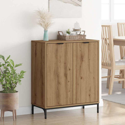 vidaXL Sideboard Artisan-Eiche 69,5 x 33 x 82 cm Holzwerkstoff