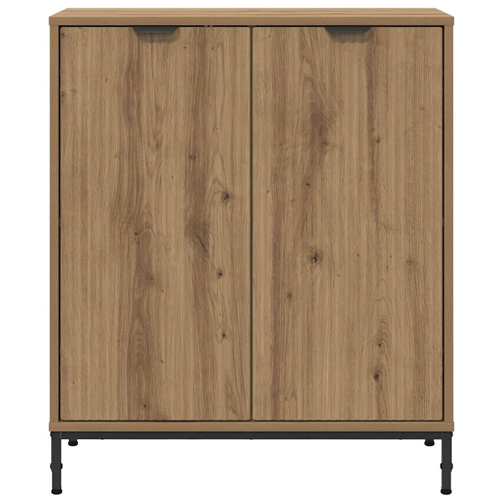 vidaXL Sideboard Artisan-Eiche 69,5 x 33 x 82 cm Holzwerkstoff