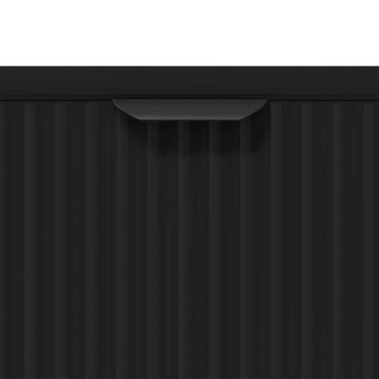 vidaXL Sideboard Schwarz 79,5 x 33 x 82 cm Holzwerkstoff