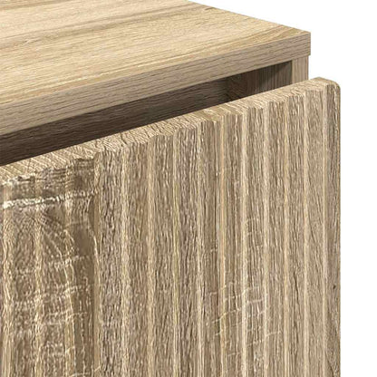 Sideboard Sonoma-Eiche 79,5 x 33 x 82 cm Holzwerkstoff