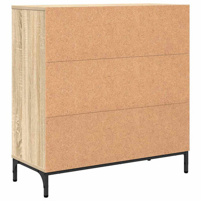 Sideboard Sonoma-Eiche 79,5 x 33 x 82 cm Holzwerkstoff