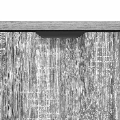 Sideboard Graues Sonoma 79,5 x 33 x 82 cm Holzwerkstoff