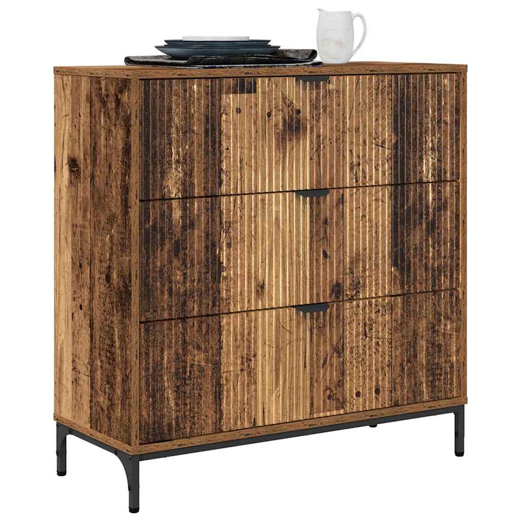 Sideboard Altholz 79,5 x 33 x 82 cm Holzwerkstoff